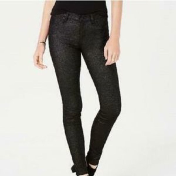 NWT: HUDSON Nico Super Skinny Coated Skinny Pants - Picture 1 of 7